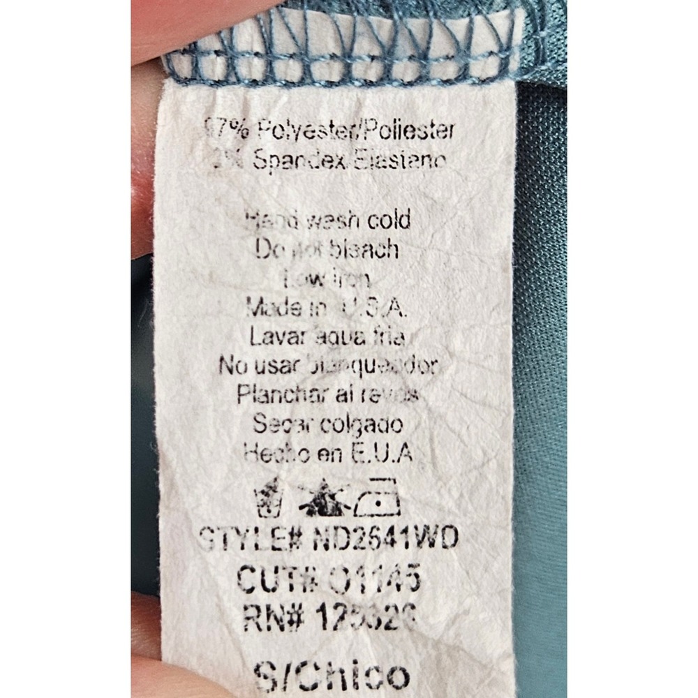 Windsor Teal Blue Lace Back Cutout V-Neck Wrap Tulip Mini Dress ND2641WD Small - Picture 5 of 5